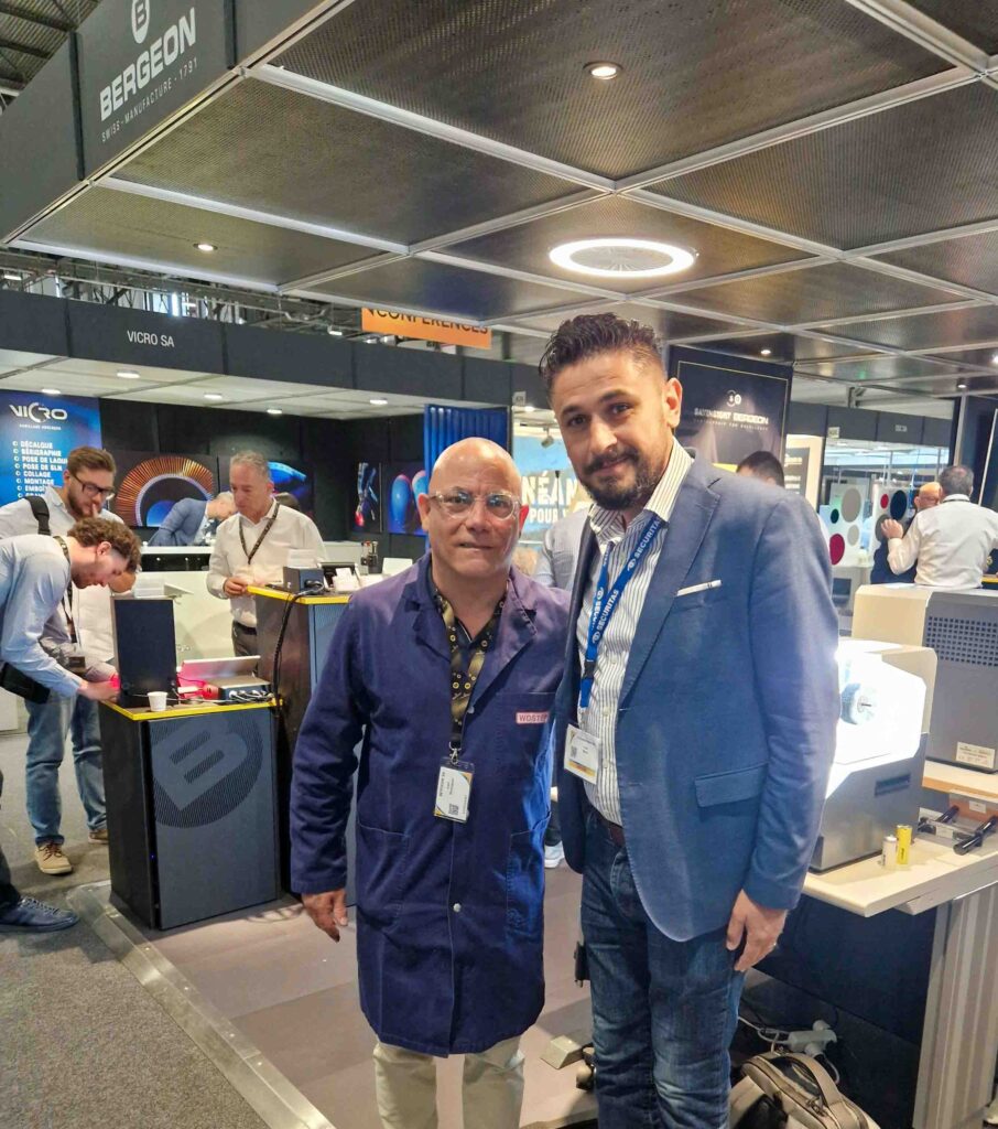 Vlad Miron la târgul de ceasuri în Elveția